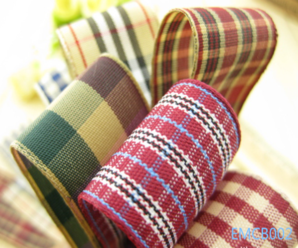 plaid ribbon