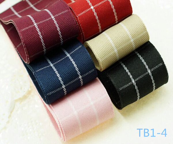 plaid ribbon  